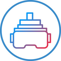 VR Headset Icon Style
