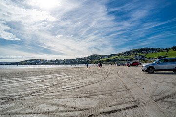 The beach in Downings, County Donegal, Ireland