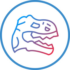 Dinosaur Icon Style