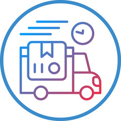 Fast Delivery Icon Style