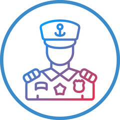 Marine Male Icon Style