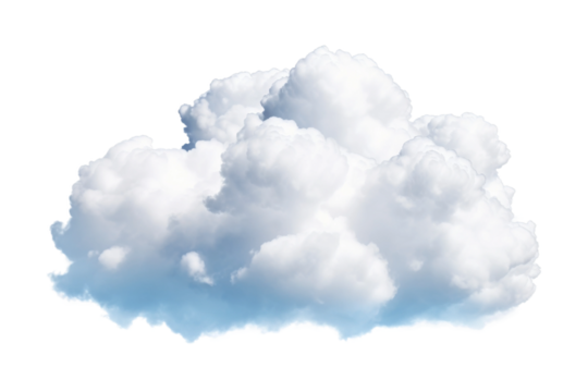 The Majestic Behemoth Gliding Through the Sky. On a White or Clear Surface PNG Transparent Background.