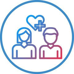 Couple Counseling Icon Style