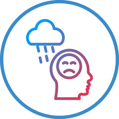 Depression Icon Style