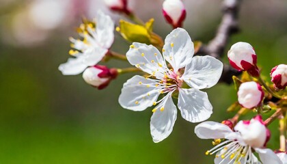 cherry blossom delight background image generative ai