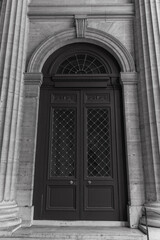 entrance to the church