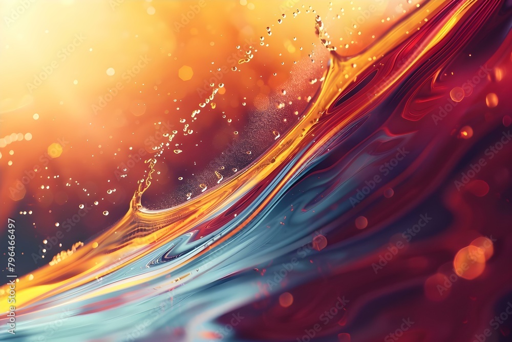 Poster abstract liquid design for techrelated concepts with a modern touch. concept tech innovation, liquid