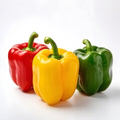 bell pepper isolated on white background