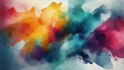 Colorful abstract aquarela background