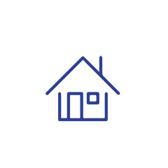 house line icon vector design , home vector icon