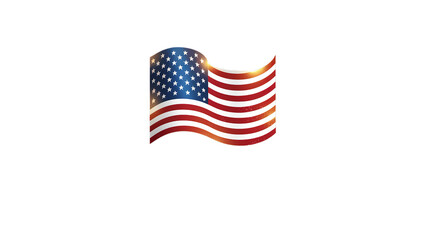 Happy Independence Day, USA, fourth of july, creative text, isolated on transparent background