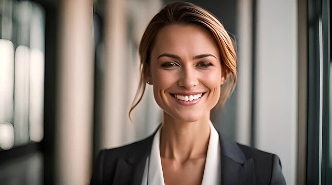 Picture a Successful Businesswoman Radiating Confidence and Empowerment