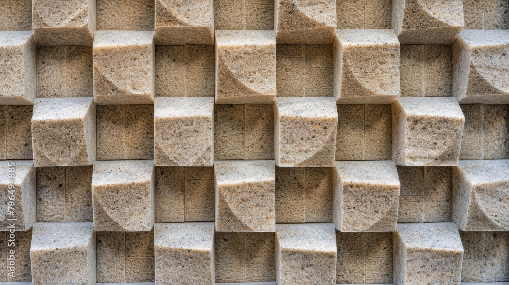 Poster a textured panel made of a lightweight material used for soundproofing and reducing environmental no