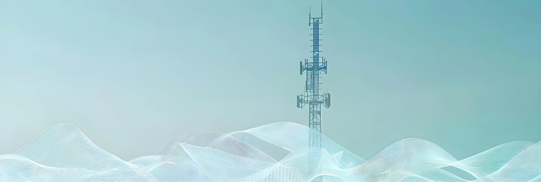 Visual Representation of Radio Frequency Signals from a Cellular Tower