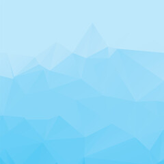 Abstract blue gradient polygon