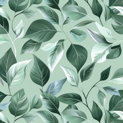seamless botanical pattern.