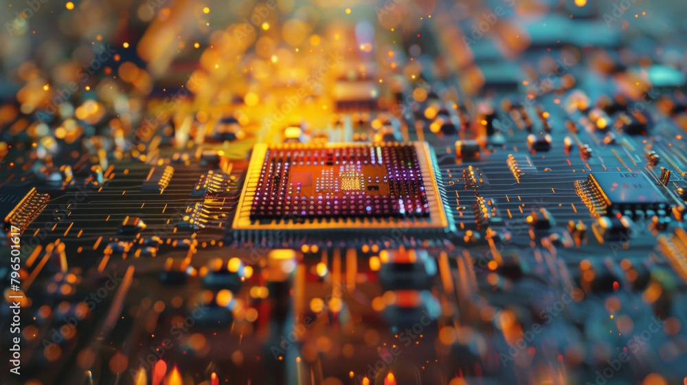 Poster a nanosensor chip the size of a postage stamp has the ability to detect and measure the concentratio
