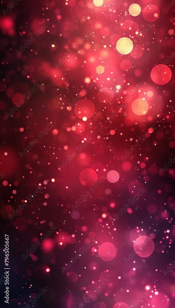 Aufkleber soft pink abstract bokeh lights with defocused effect for elegant blurred background