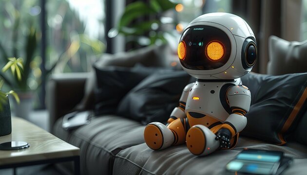 Personalized Customer Experiences, scene where an AI-powered chatbot interacts seamlessly with customers, 