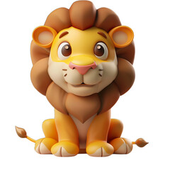 Fototapeta premium lion cartoon