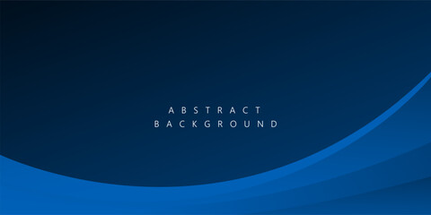 Blue wave layer modern abstract background for template design. Vector illustration	