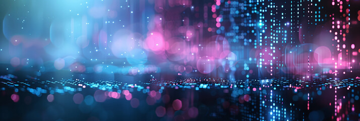 Abstract futuristic background with technology waves