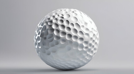 Golf ball  isolated on white
