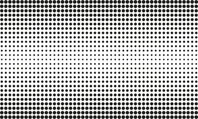 Gradient Halftone Dots Background. Dotted Texture. Isolated Vector Illustration