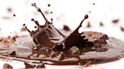 Fototapeta premium Delicious Chocolate Splash