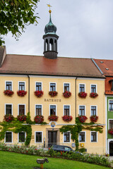 Rathaus Stolpen, Sachsen, Deutschland