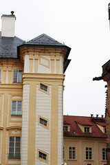 Monumental architecture in the old town of Prague, Czech Republic