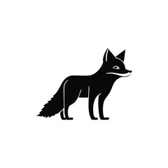 Red Fox Vector - Vibrant Illustration of Forest Creature with Tail, Whiskers