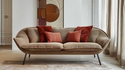 Choose furniture with legs to create a sense of openness and lightness.
