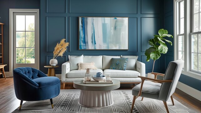 Create a cohesive color scheme throughout the space for a unified look.