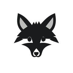 Fox Icon Vector, Cute Cartoon Fox Illustration for Wildlife Logo, Graphic Design, Web UI