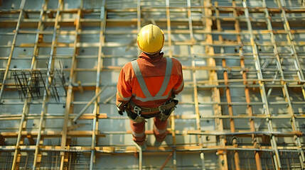 construction worker on construction site