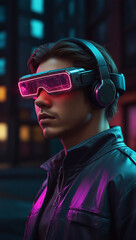 portrait of person in sunglasses