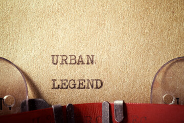 Urban legend phrase
