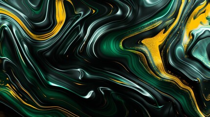 Fototapeta premium green yellow black abstract background