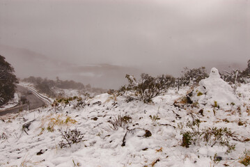 Neve em Urubici, Santa Catarina, Brasil