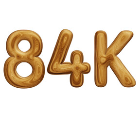 Wooden 84k for followers and subscribers celebration