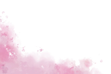 水彩の抽象的なテクスチャー背景　ピンク