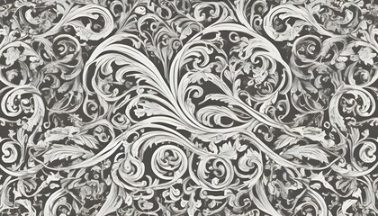 Scrollwork patterns with elegant curves and decora upscaled_10