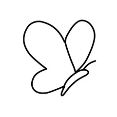 Beauty Butterfly Vector icon