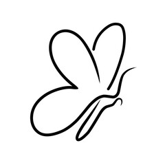 Beauty Butterfly Vector icon