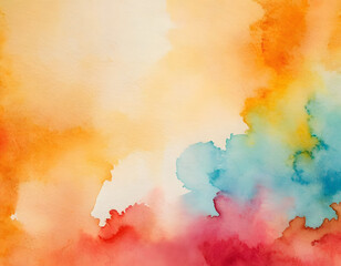 Colorful abstract watercolor background