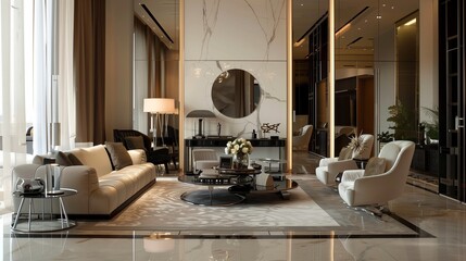 Use mirrors to create the illusion of a larger space and reflect light.