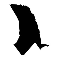 Tana River County map, administrative division of Kenya. Vector illustration.