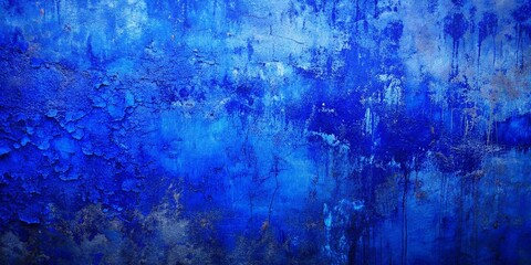 Blue colorful grunge background, old and rustic