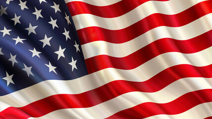 Obraz premium the USA national flag